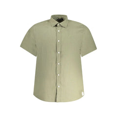 North Sails Green Linen Shirt - M - Shirts