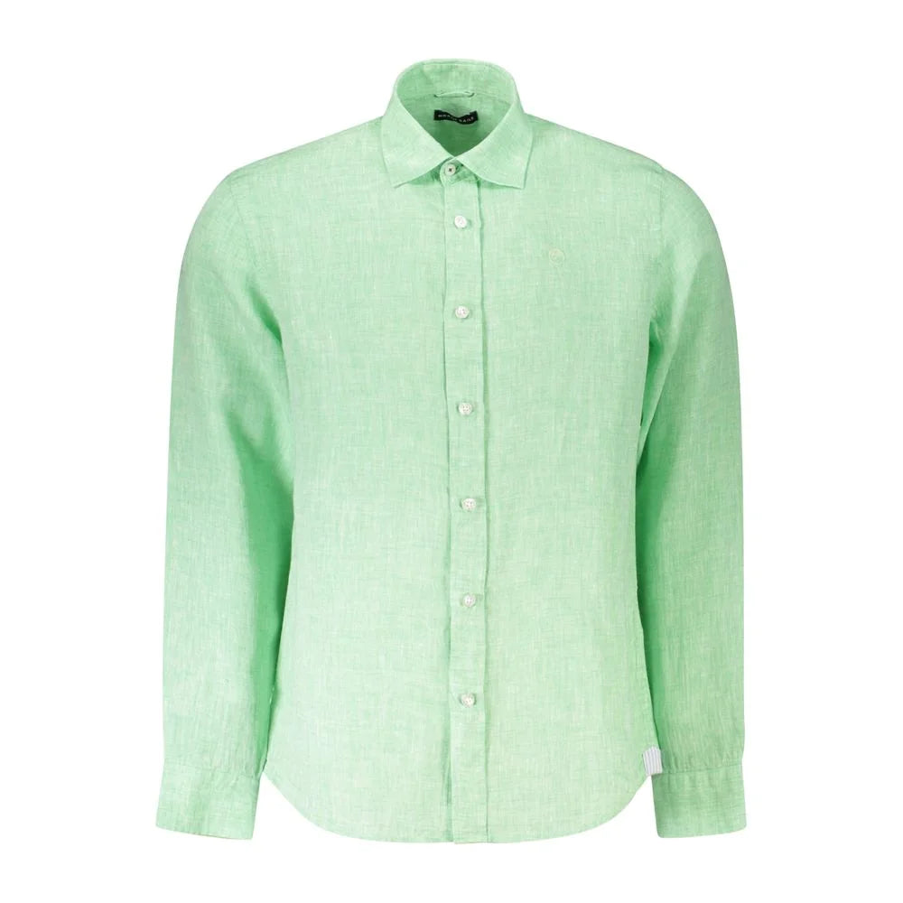North Sails Green Linen Shirt - XXL - Shirts