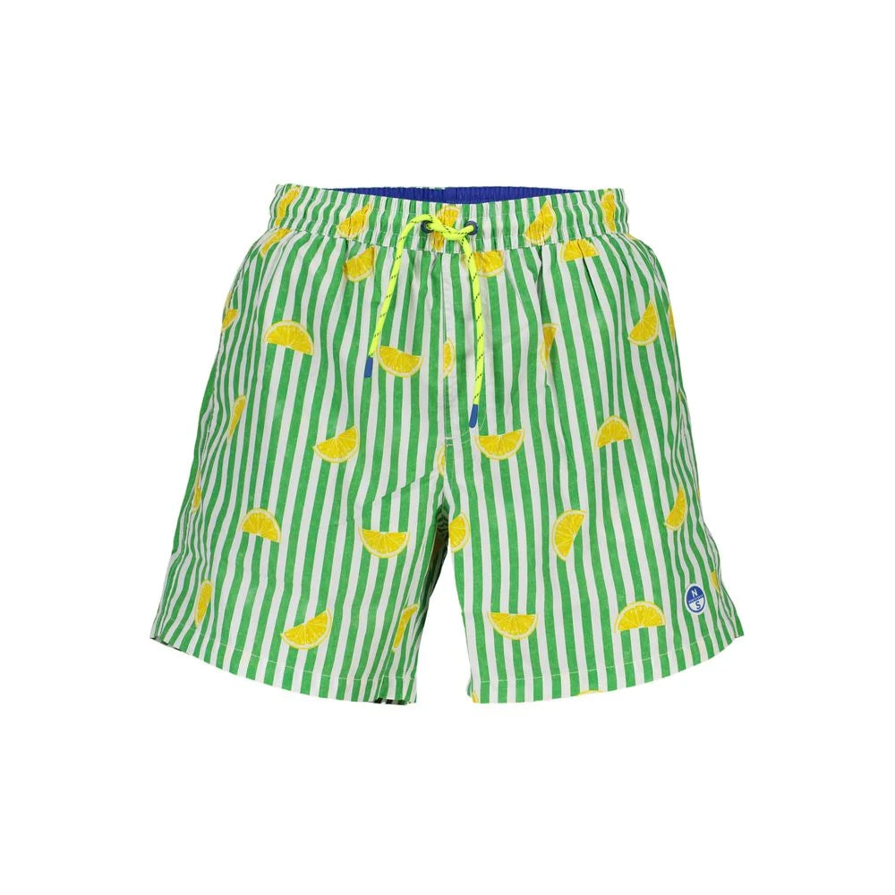 North Sails Green Polyester Swimwear - Swim Boxers