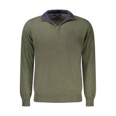 North Sails Green Wool Men Sweater - Sweaters