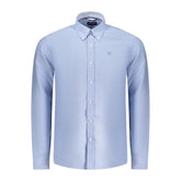North Sails Light Blue Cotton Men Shirt - S