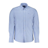 North Sails Light Blue Cotton Men Shirt - S - Shirts