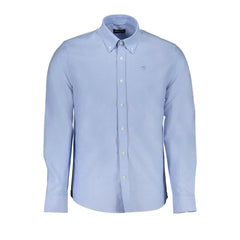 North Sails Light Blue Cotton Men Shirt - S - Shirts