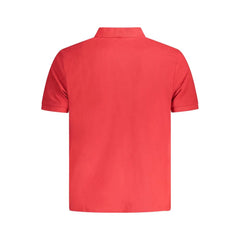 North Sails Red Cotton Men Polo Shirt - Polos