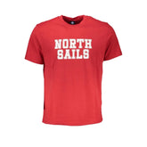 North Sails Red Cotton T-Shirt - T-Shirts