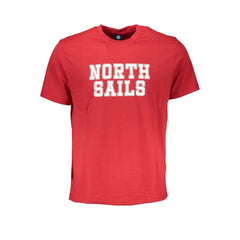North Sails Red Cotton T-Shirt - T-Shirts