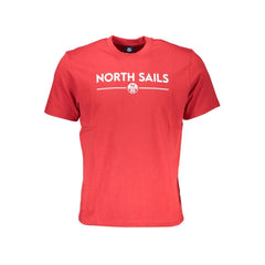 North Sails Red Cotton T-Shirt - T-Shirts