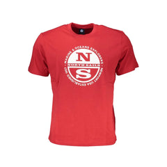 North Sails Red Cotton T-Shirt - T-Shirts
