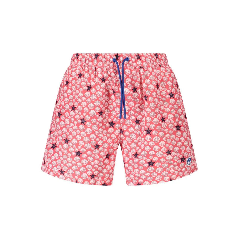 North Sails Red Polyester Swimwear - Swim Boxers