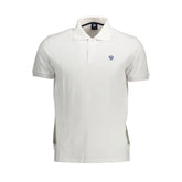 North Sails White Cotton Men Polo Shirt - Polos