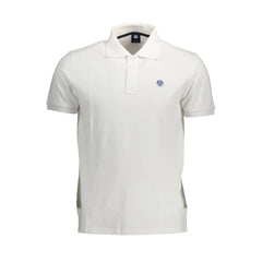 North Sails White Cotton Men Polo Shirt - Polos