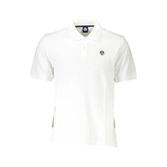 North Sails White Cotton Men Polo Shirt - Polos