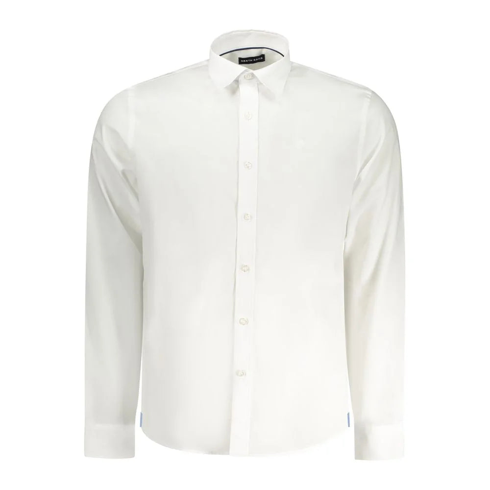 North Sails White Cotton Men Shirt