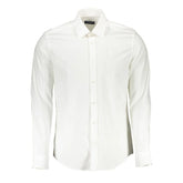 North Sails White Cotton Men Shirt - M - Shirts