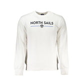North Sails White Cotton Men Sweater - Sweatshirts