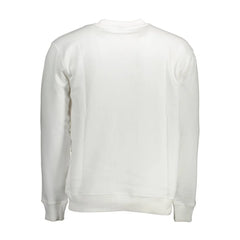 North Sails White Cotton Men Sweater - Sweatshirts