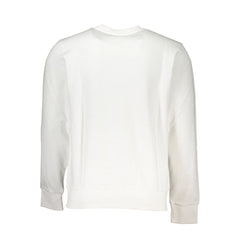 North Sails White Cotton Men Sweater - Sweatshirts