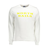North Sails White Cotton Men Sweater - Sweatshirts