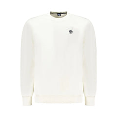 North Sails White Cotton Men Sweater - Sweatshirts