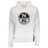 North Sails White Cotton Men Sweater - XXL - Hoodies