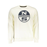 North Sails White Cotton Men Sweater - XXL - Sweatshirts