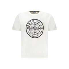 North Sails White Cotton Men T-Shirt - T-Shirts
