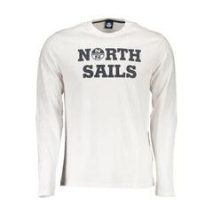 North Sails White Cotton Men T-Shirt - T-Shirts
