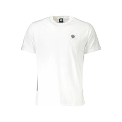 North Sails White Cotton Men T-Shirt - T-Shirts