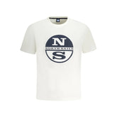 North Sails White Cotton Men T-Shirt - T-Shirts