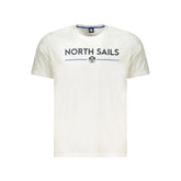 North Sails White Cotton Men T-Shirt - T-Shirts