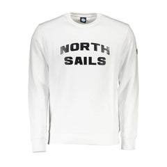 North Sails White Cotton Men’s Sweater - Sweatshirts