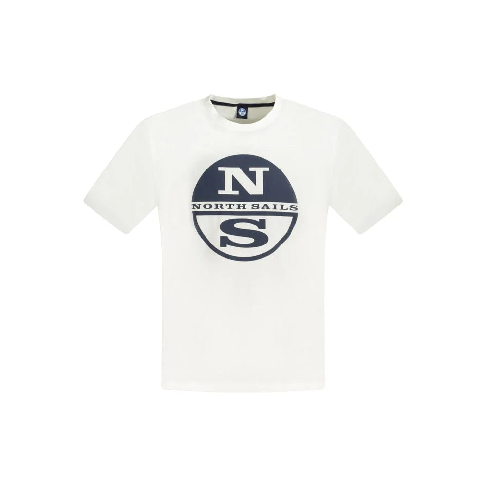 North Sails White Cotton Mens TShirt - T-Shirts