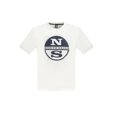 North Sails White Cotton Mens TShirt - T-Shirts