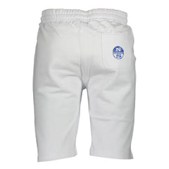 North Sails White Cotton Pant - Jogger Shorts