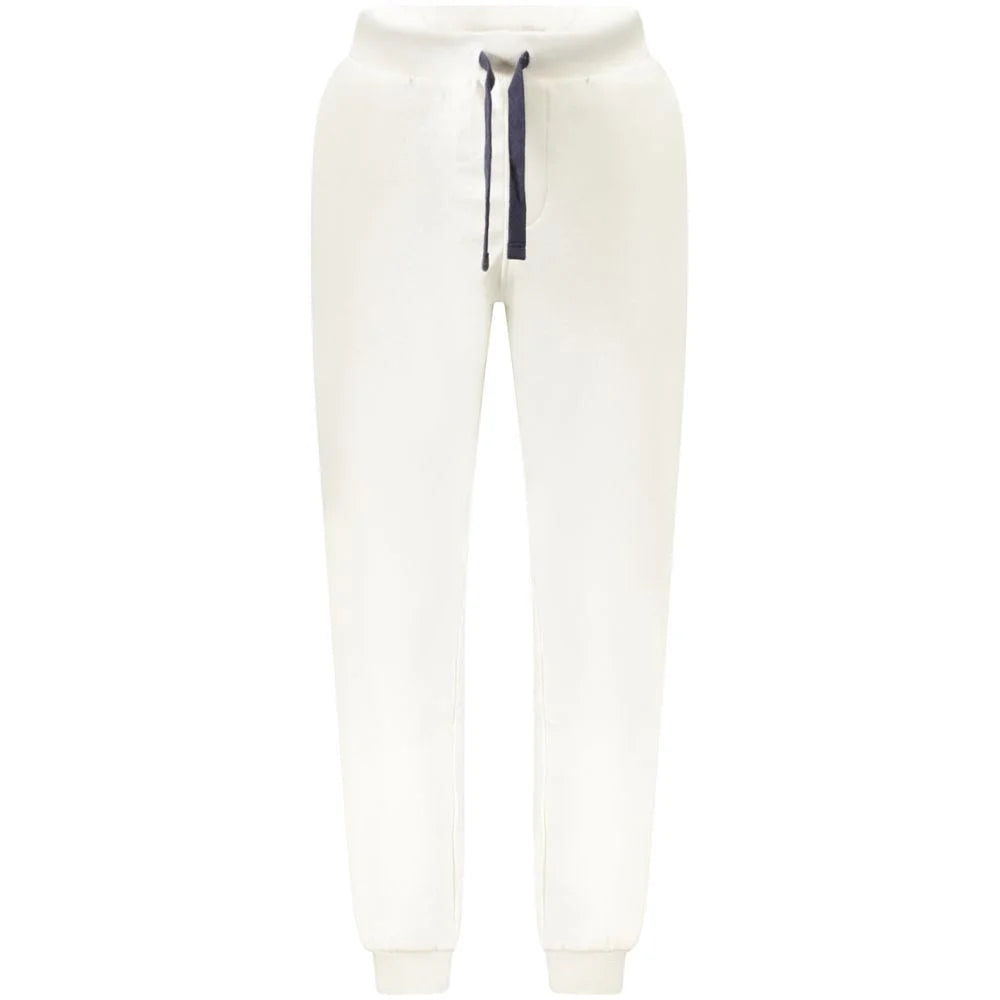 North Sails White Cotton Pant - Joggers