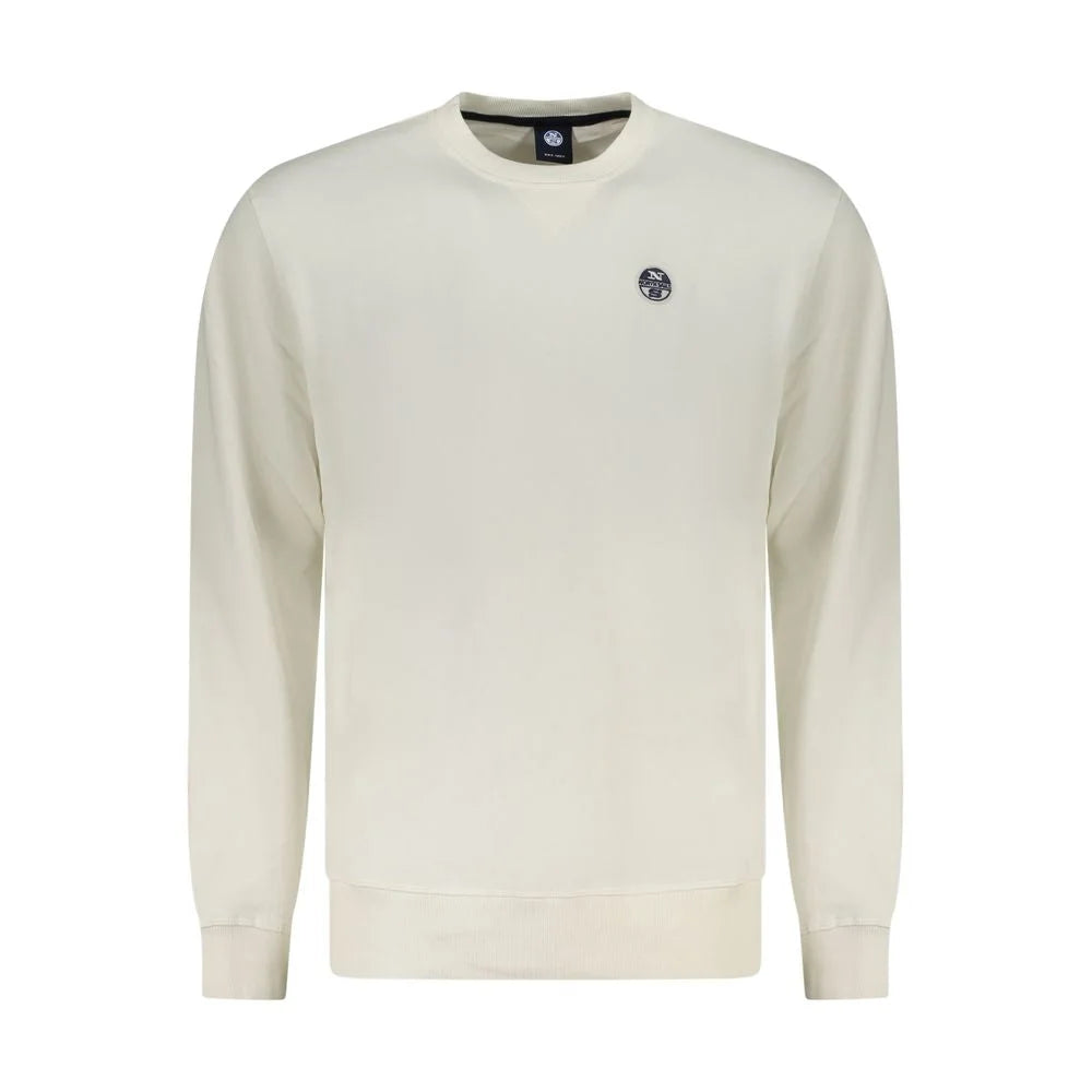 North Sails White Cotton Sweatshirt - Sweatshirts