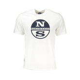 North Sails White Cotton T-Shirt - T-Shirts