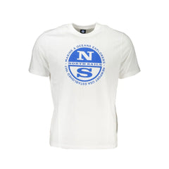 North Sails White Cotton T-Shirt - T-Shirts