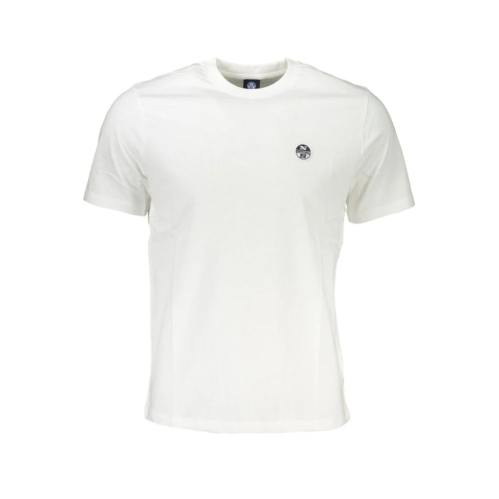 North Sails White Cotton T-Shirt - T-Shirts