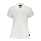 North Sails White Cotton Women Polo Shirt - XS - Polos