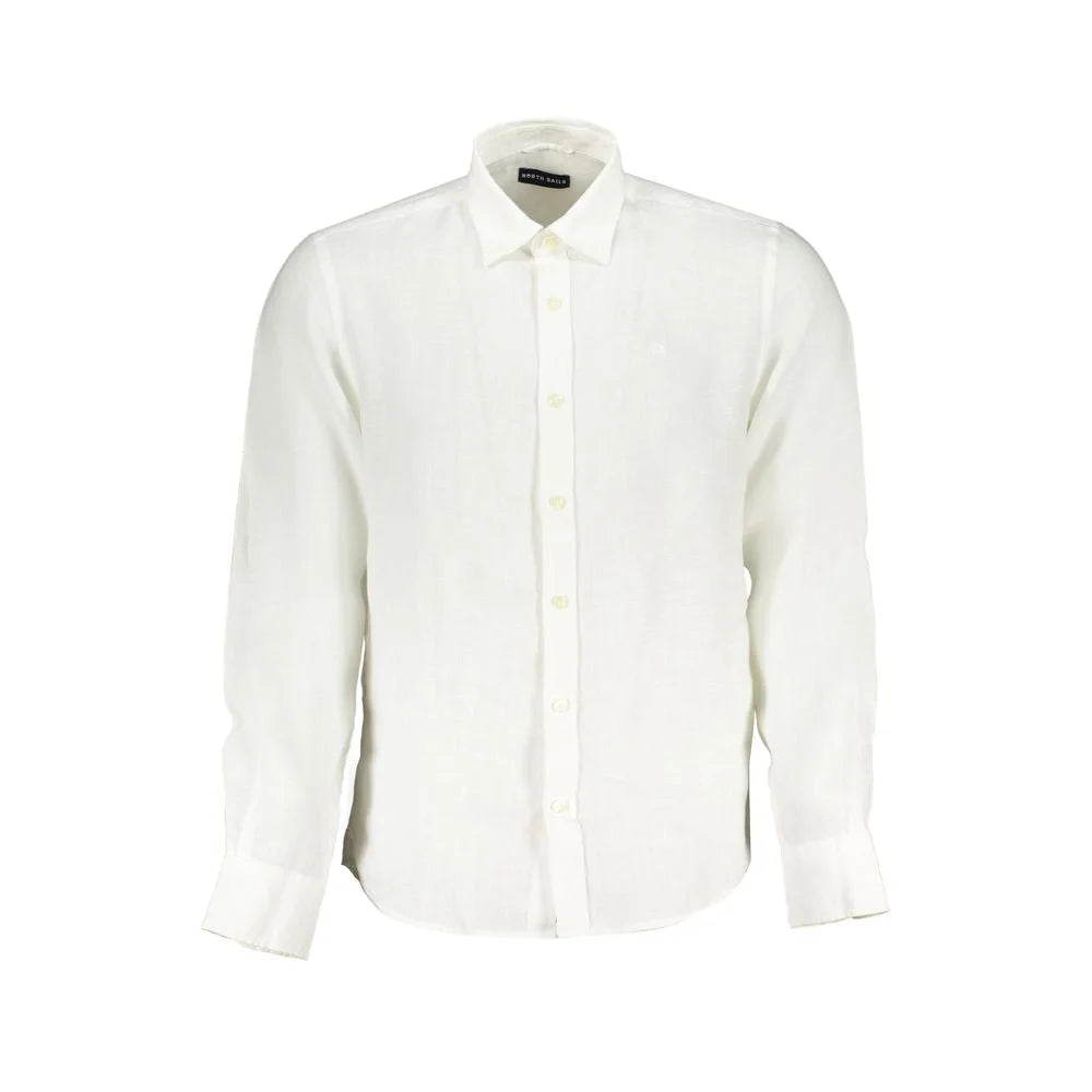North Sails White Linen Shirt - Shirts