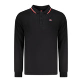 Norway 1963 Black Cotton Men Polo Shirt