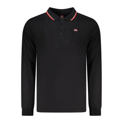 Norway 1963 Black Cotton Men Polo Shirt