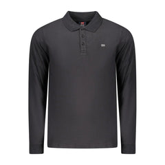 Norway 1963 Black Cotton Men Polo Shirt