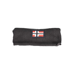 Norway 1963 Black Marabou Men Scarf - Scarves & Shawls