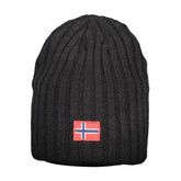 Norway 1963 Black Polyester Men Cap - UNI - Beanies