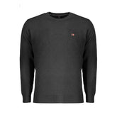 Norway 1963 Black Wool Men Sweater - M