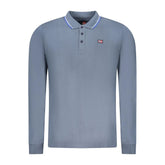 Norway 1963 Blue Cotton Men Polo Shirt