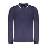 Norway 1963 Blue Cotton Men Polo Shirt