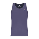 Norway 1963 Blue Cotton Men Shirt - Tank Tops